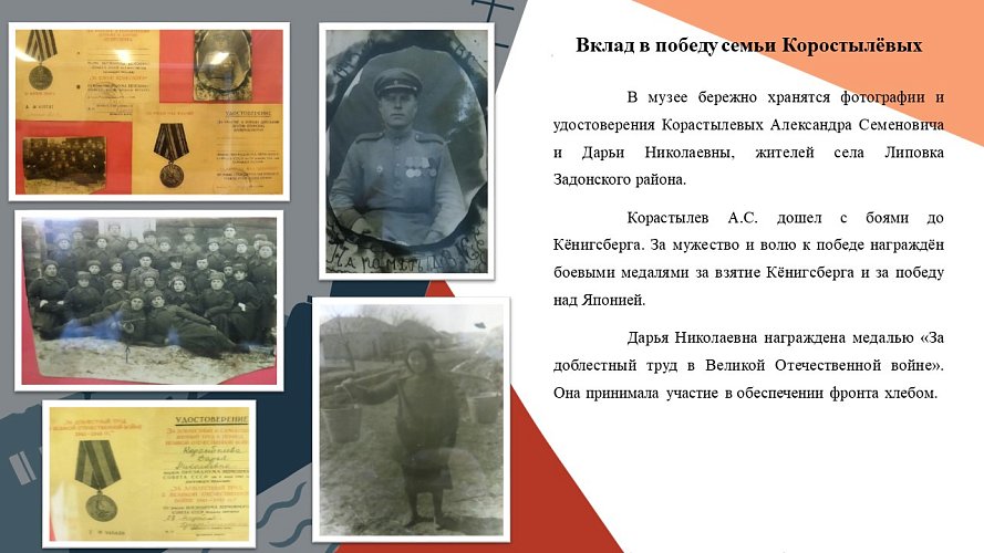 «Память военных лет»